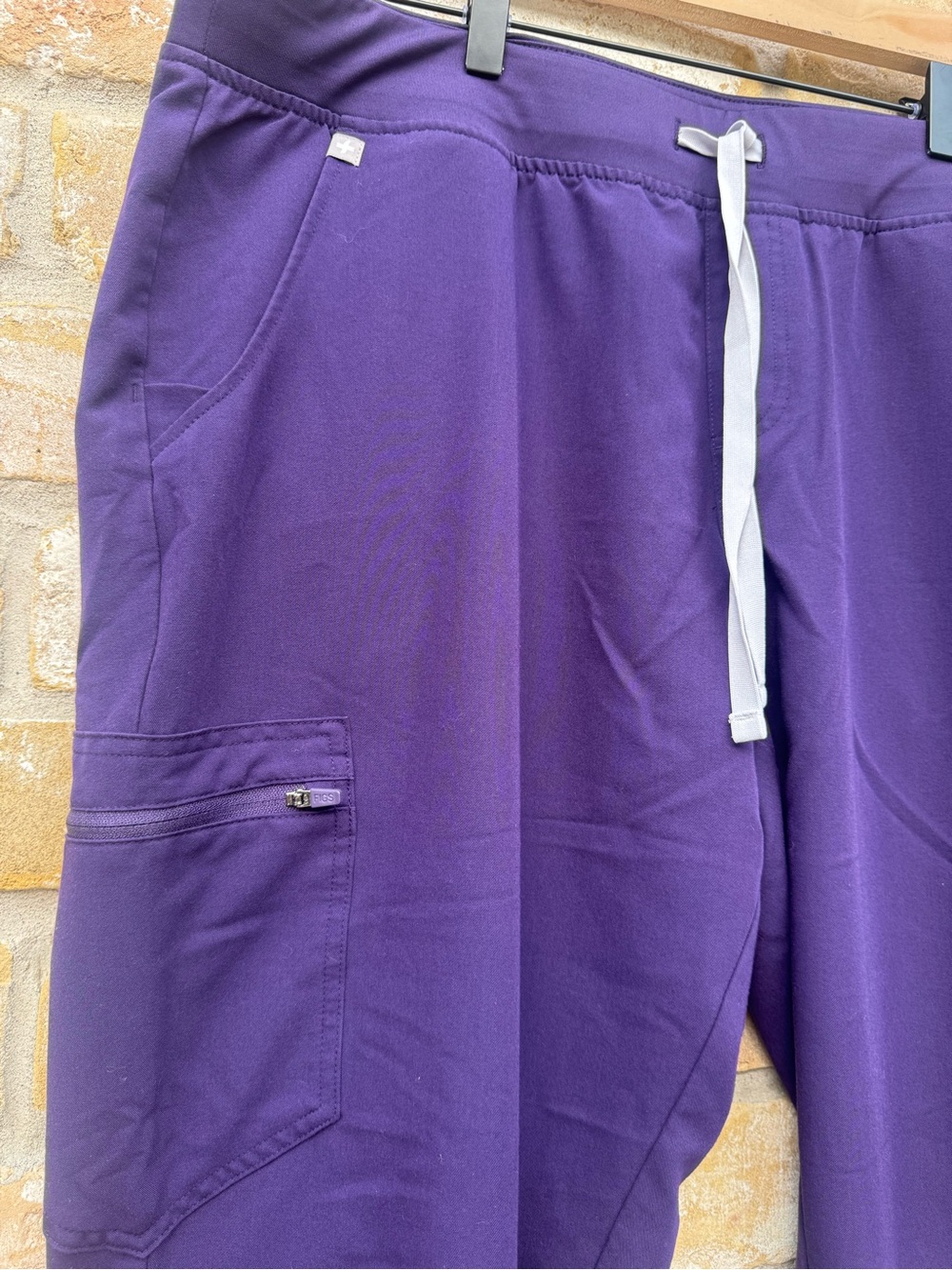 FIGS Technical Collection Jogger Scrub Pants Bundle XXL Royal Blue&Purple 2Pair - Picture 7 of 10